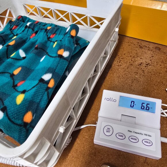 Jolly Jammies Green Christmas Lights Fleece Medium - Picture 7 of 7